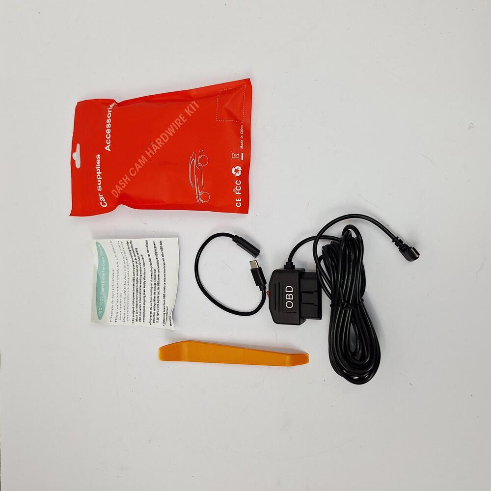 Dash Cam OBD Hardwire Kit Power Cable‎ Type C Port for Dash Camera